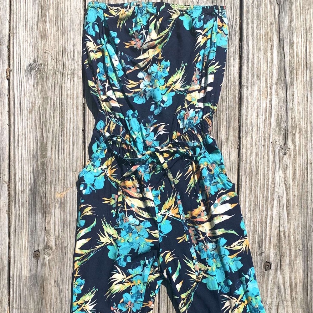 CROP WOVEN JUMPSUIT